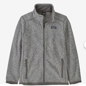 Kids Patagonia Better Sweater Gray Jacket